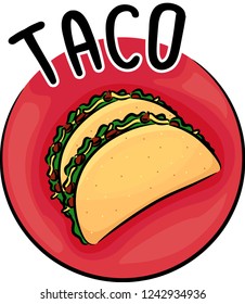 Illustration of Taco Icon