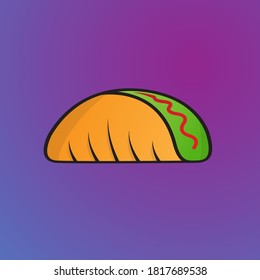A illustration of a taco. Pictures about taco. Can be used for icons, logos, or vectors. 