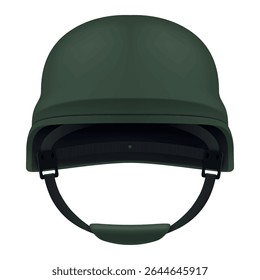 Illustration of a tactical military helmet designed for rapid response operations, providing the necessary protection to the squad member.
