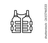 Illustration of a Tactical Vest - Protection and Utility for Various Activities