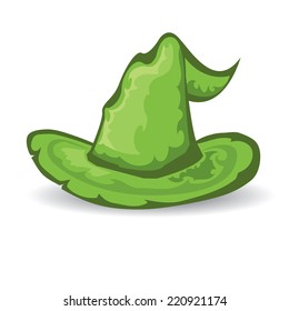 Illustration Tall Witch Hat On Abstract Stock Vector (Royalty Free ...