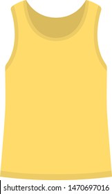 Illustration of a tank top.
Illustration of clothes.
