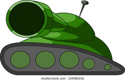 illustration of tank view left side