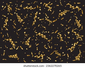 Illustration of tape and confetti