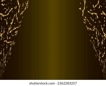 Illustration of tape and confetti