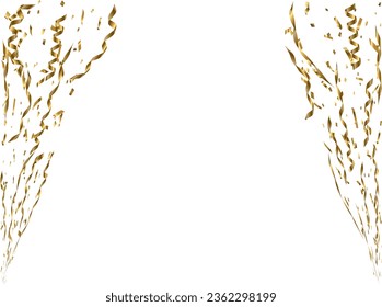Ilustración de cinta y confeti