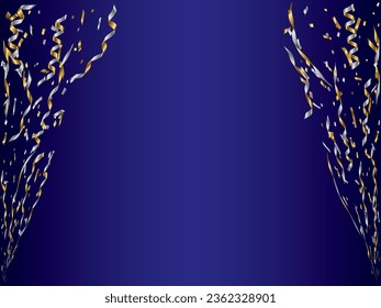 Illustration of tape and confetti