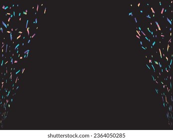 Illustration of tape and confetti