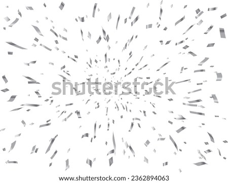 Illustration of tape and confetti
