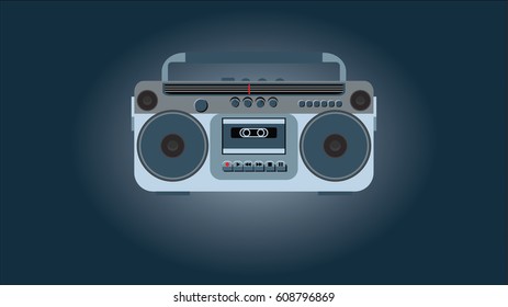 Illustration of tape recorder