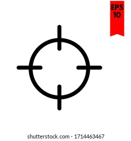 illustration of target flat icon