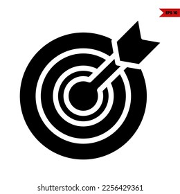 illustration of target glyph icon