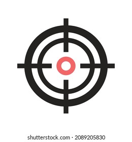 ilustración del icono de destino a abordar, vector. muy adecuado para su uso en empresas, sitios web, aplicaciones, logotipos, aplicaciones y más