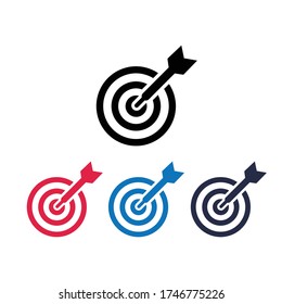 Illustration of target icon symbol vector