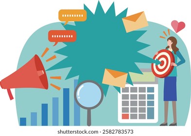 Illustration of targeting consumers through direct marketing