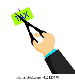 illustration for tax cutting or amnesty
