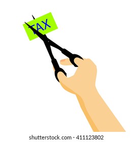 Illustration For Tax Cutting Or Amnesty
