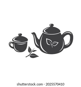 illustration for tea drink, vector art.