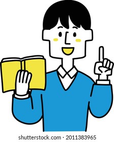 Illustration of a teacher who is in doubt