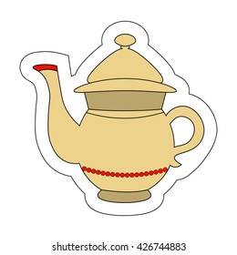 illustration of teapot icon