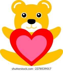 It's an illustration of a teddy bear