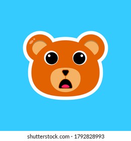 Illustration of teddy bear cartoon.