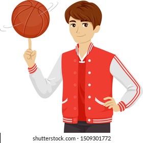 padrão de desenho animado de bola de basquete sem costura 7036520