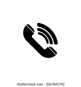 illustration of telephone logos and their signals commonly used on smartphones