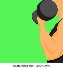 Plantilla de ilustración con un hombre trabajando.