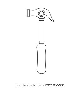 Illustration of a temporary frame hammer.