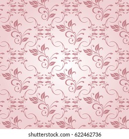 Illustration of tenderness floral background
