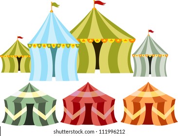 illustration tent