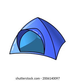 ilustración de una tienda en un fondo aislado. se puede utilizar como iconos, elementos, imágenes de marcadores y más