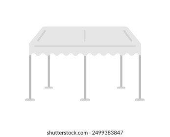 Illustration of a tent for school gatherings and events.