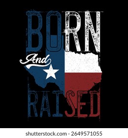 Ilustração Texas, Nascido E Criado