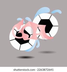illustration text goal vector eps 10
