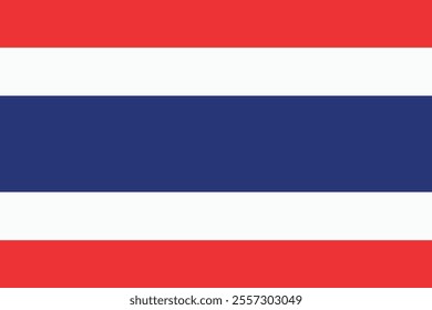 Illustration of Thailand flag vector