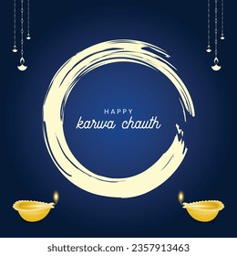 illustration, thali, karwa, culture, ceremony, background, fast, traditional, moon, celebration, hinduism, festival, diya, teej, chauth, pooja, design, karva, india, happy, religious, occasion, indian