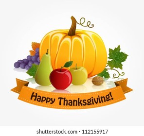Illustration of thanksgiving elements