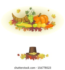 Illustration for the Thanksgiving holiday .