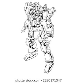 ilustración con el tema de los robots y la cultura