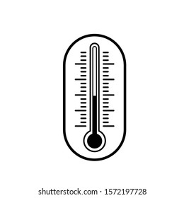 Illustration of thermometer icon image