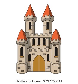 Die Illustration von Thick Castle 