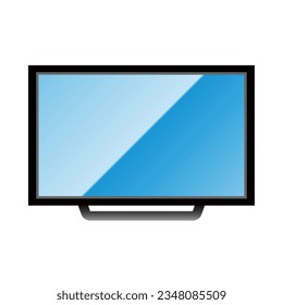 It is an illustration of a thin TV and monitor.