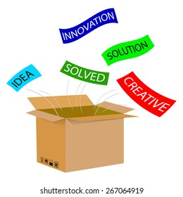 Illustration for Think out of the Box
