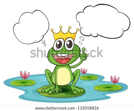 Similar – Image, Stock Photo Frog king on the hand