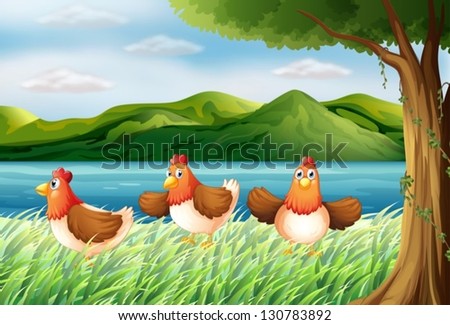 Similar – Image, Stock Photo Chicken Street Scene in Bogota Columbia