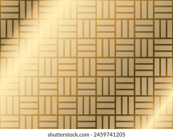 Illustration of a three-piece pattern background