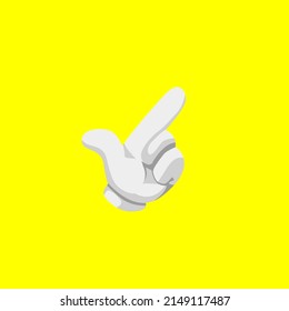 Illustration of thumb and index finger icon