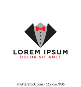 Illustration of tie graphic design template vector